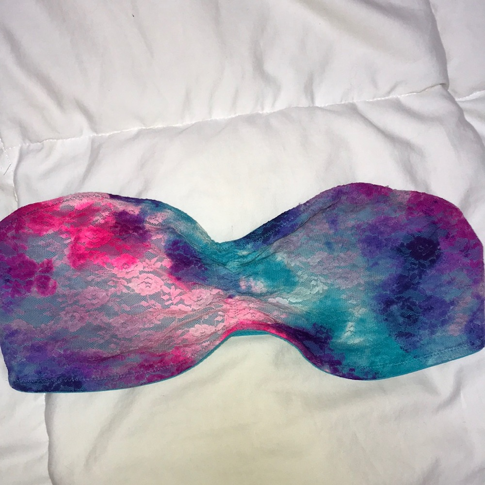 VS Pink Lace Bandeau
